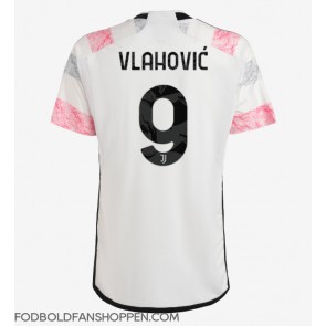 Juventus Dusan Vlahovic #9 Udebanetrøje 2023-24 Kortærmet